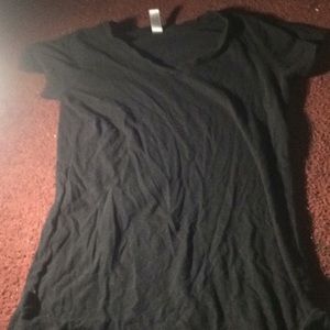 A plain black shirt. Only been worn a few times.